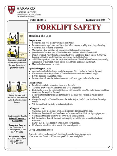 steel fabrication tool box talks|toolbox talk for forklift.